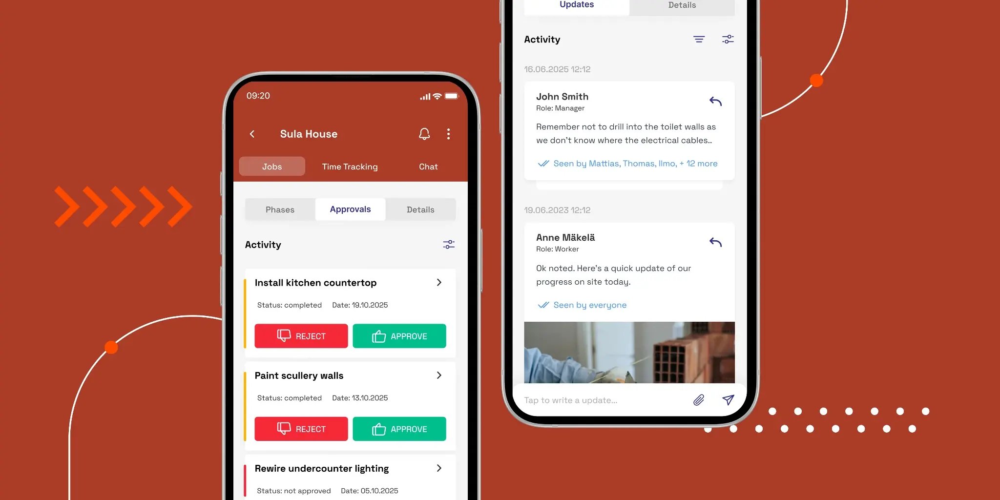 buildbuite app listing out article in an easy to read dashboard
