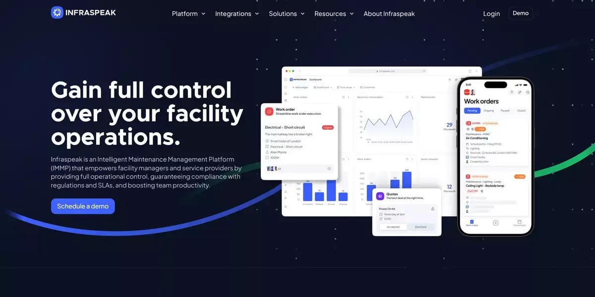 Infraspeak - gain full control over your faciity