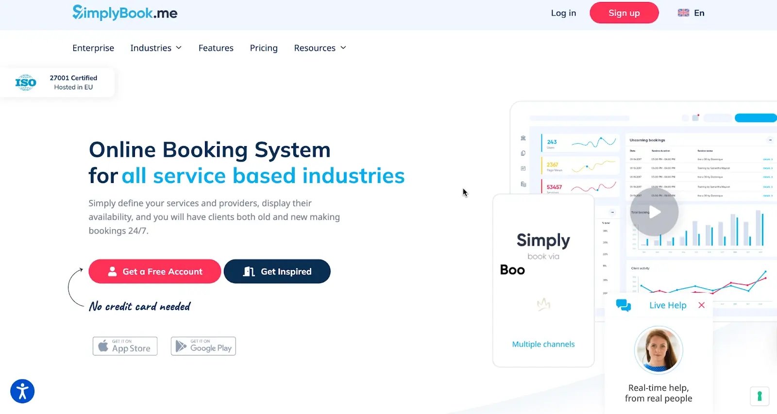 simplybook.me - online booking system for all service based industries