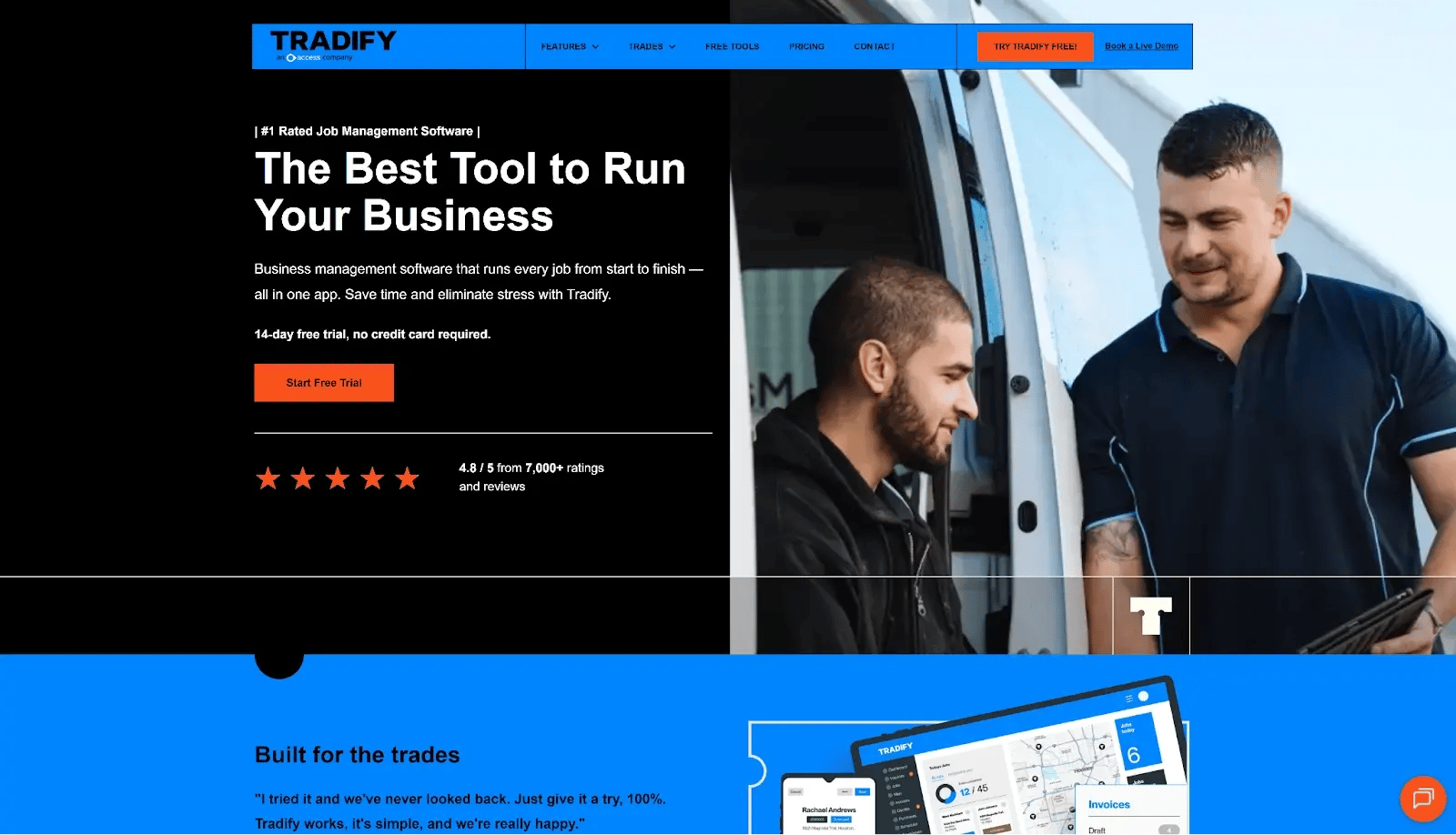 tradify - the best tool to run your business